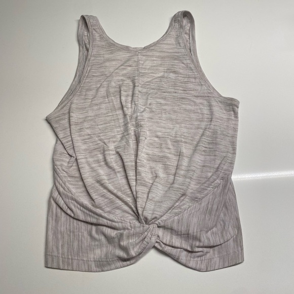 Athleta Twist Tank Top Sleeveless Gray Size Medium - Picture 3 of 8